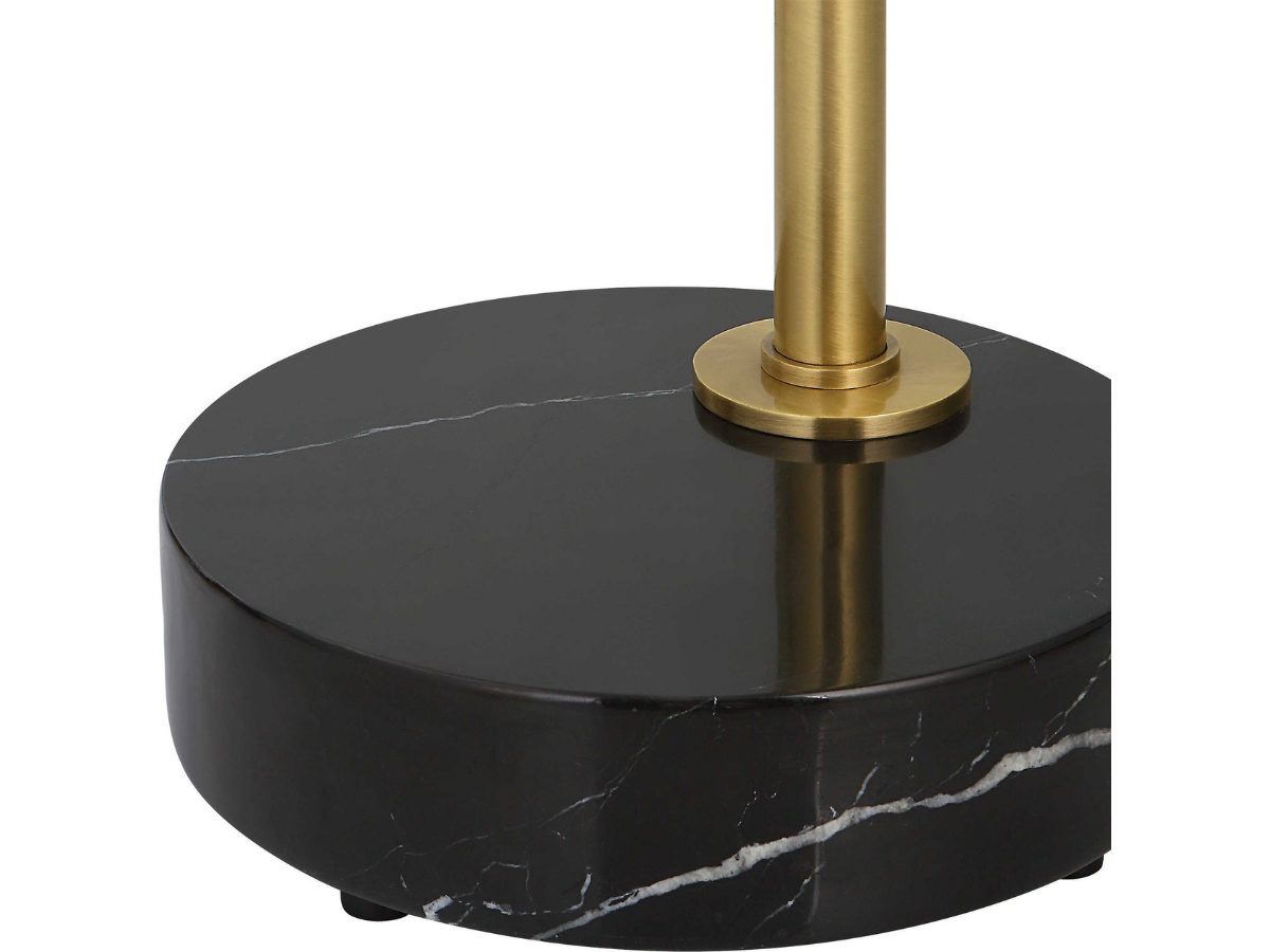 Abbyson Home Huxley Brass Arch Floor Lamp