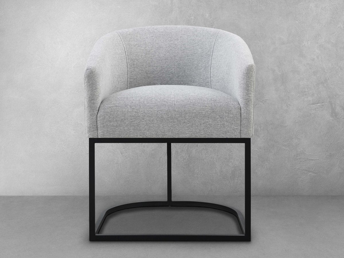 Jace Upholstered Dining Chair - Light Gray