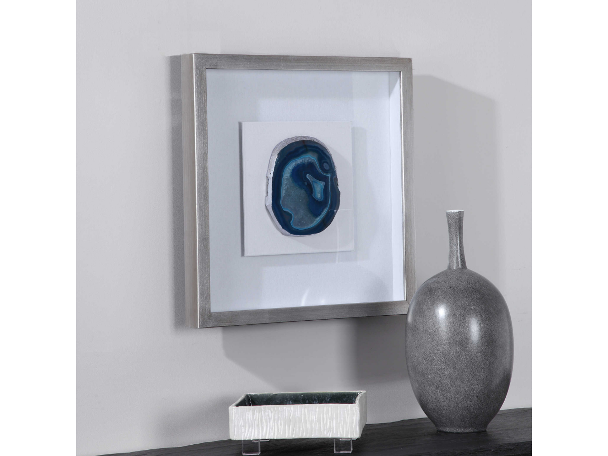 Abbyson Home Keen Blue Stone Shadow Box