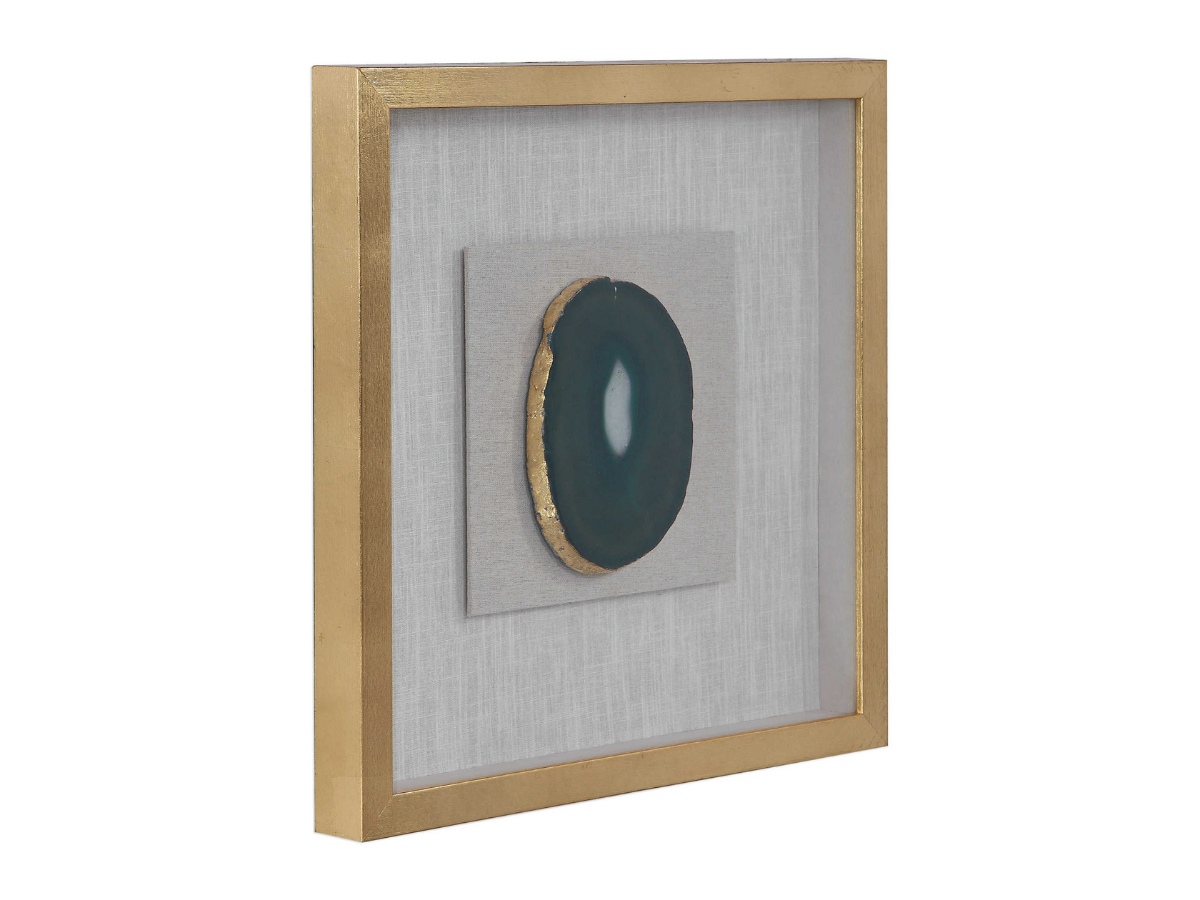 Abbyson Home Key Agate Stone Shadow Box