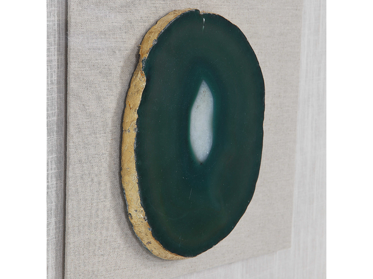Abbyson Home Key Agate Stone Shadow Box
