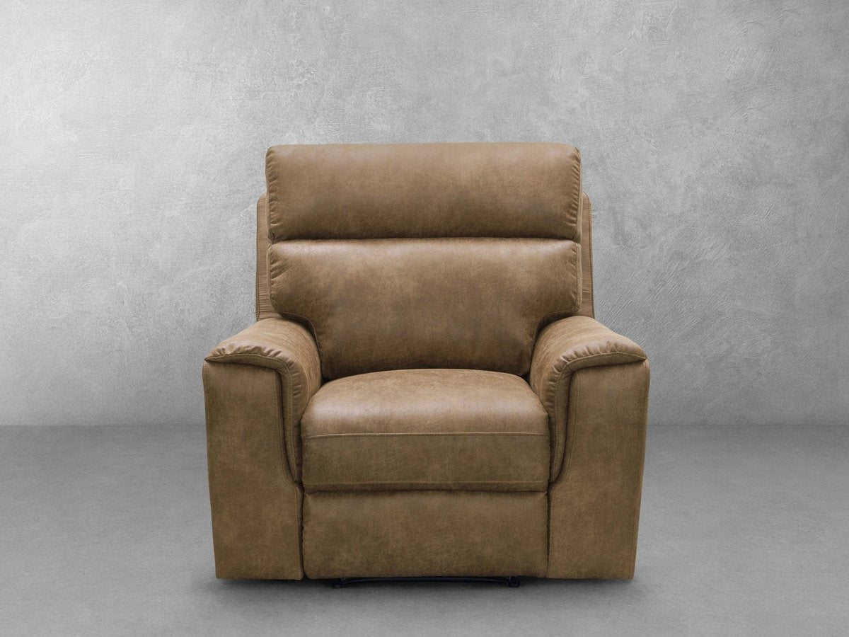 Lawrence Fabric Recliner - Camel – Abbyson.com