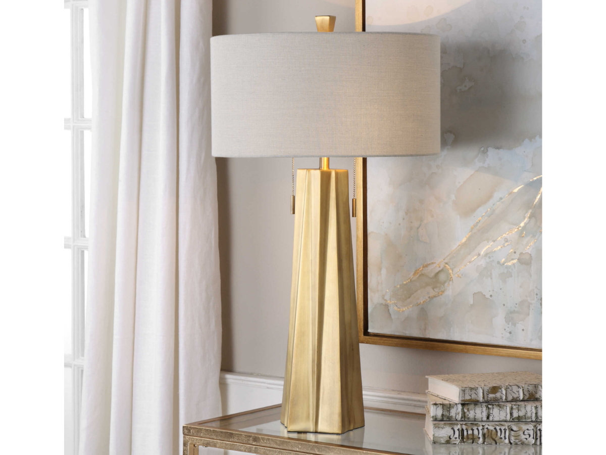 Abbyson Home Marilou Gold Table Lamp