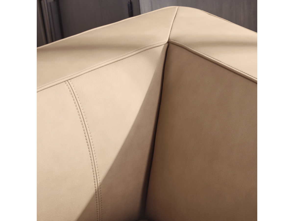 JoJo Fletcher Matteo Nubuck Leather Sectional - Saddle