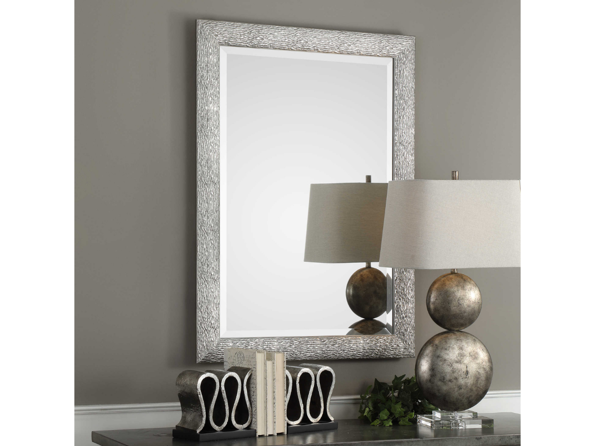Abbyson Home Melusina Metallic Silver Mirror