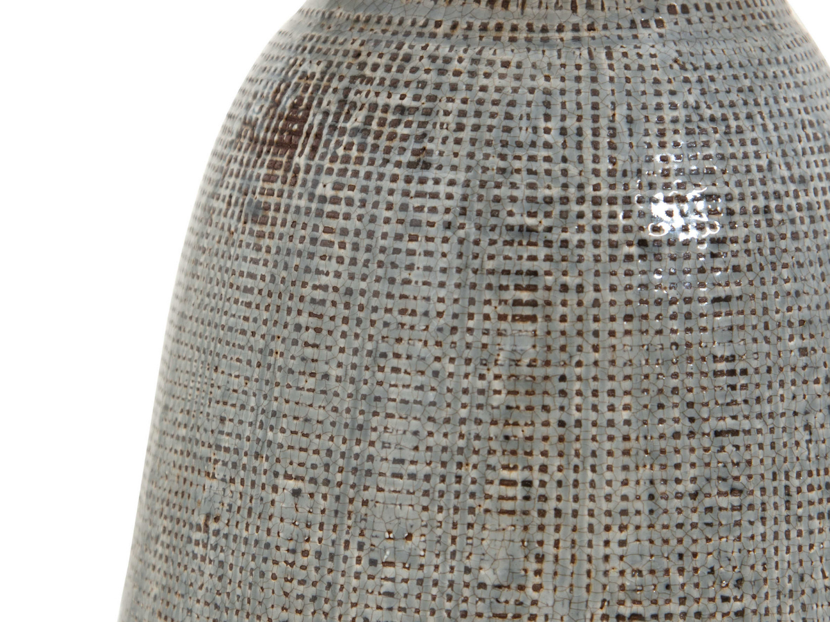 Abbyson Home Moira Gray Textured Table Lamp