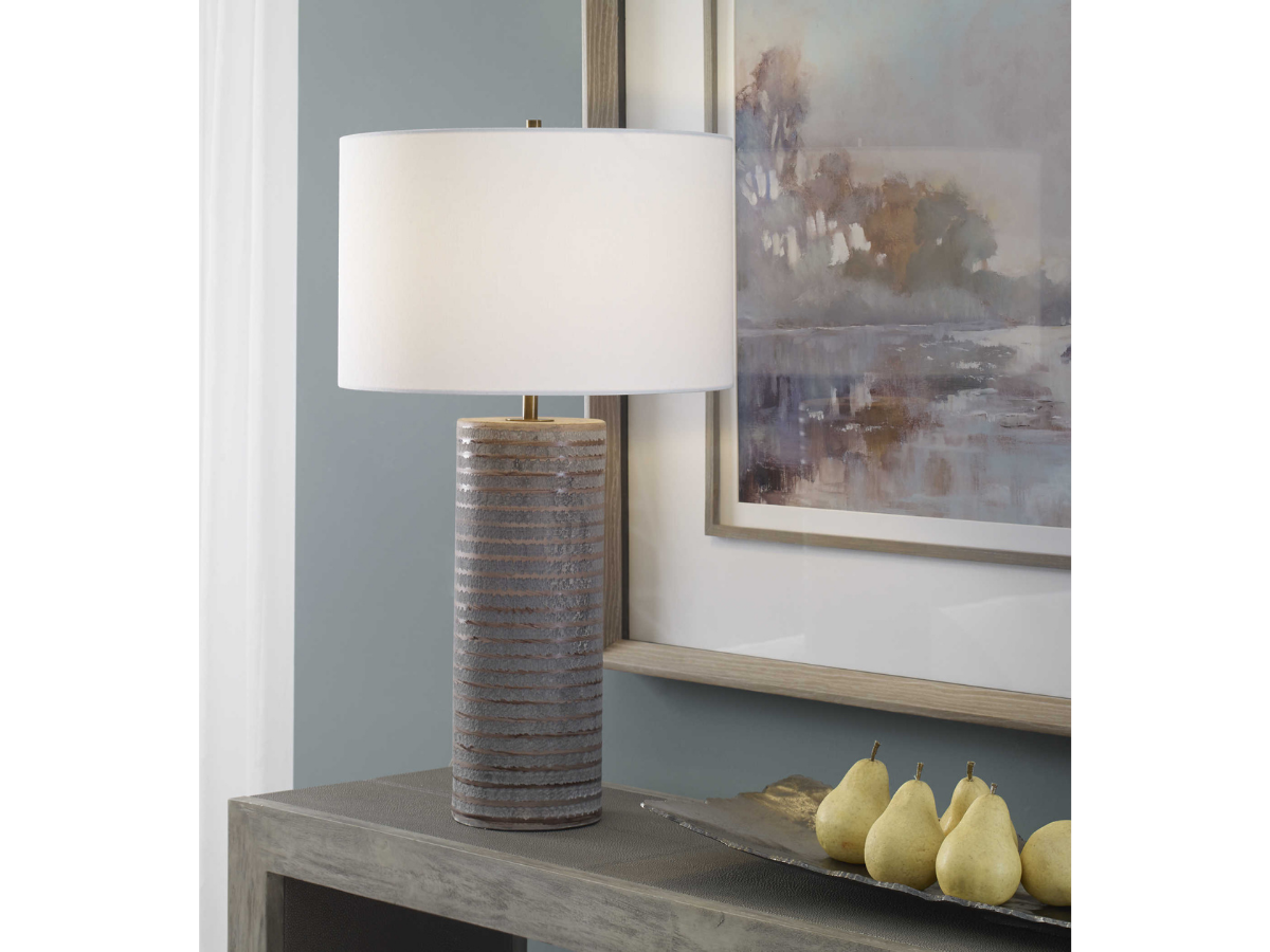 Abbyson Home Mona Gray Table Lamp