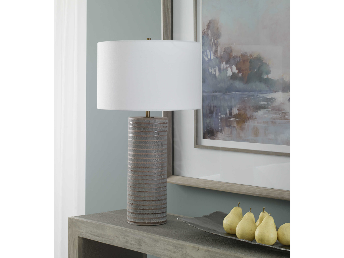 Abbyson Home Mona Gray Table Lamp