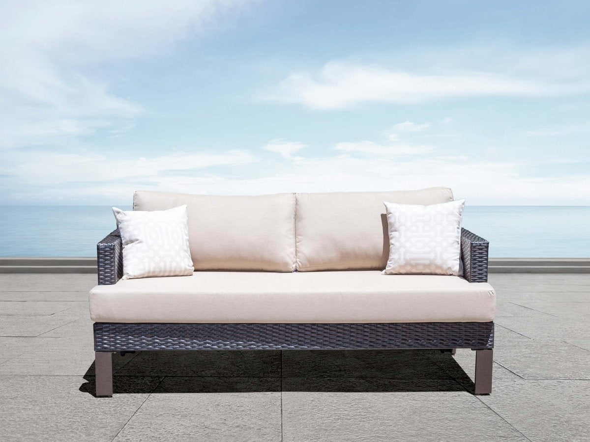 Montecito® Outdoor Patio Sofa with Sunbrella Fabric - Beige