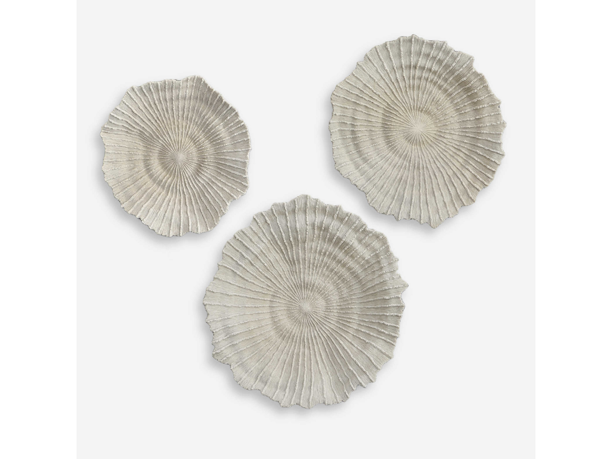 Abbyson Home Ollivander Coral Wall Decor, Set of 3