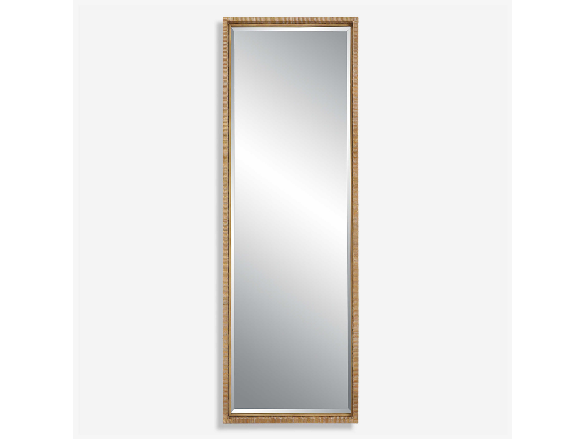 Abbyson Home Pania Rattan Mirror