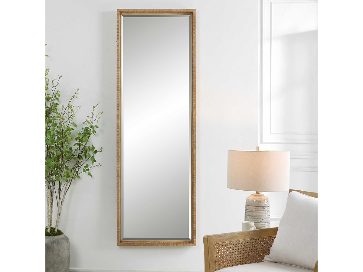 Abbyson Home Pania Rattan Mirror