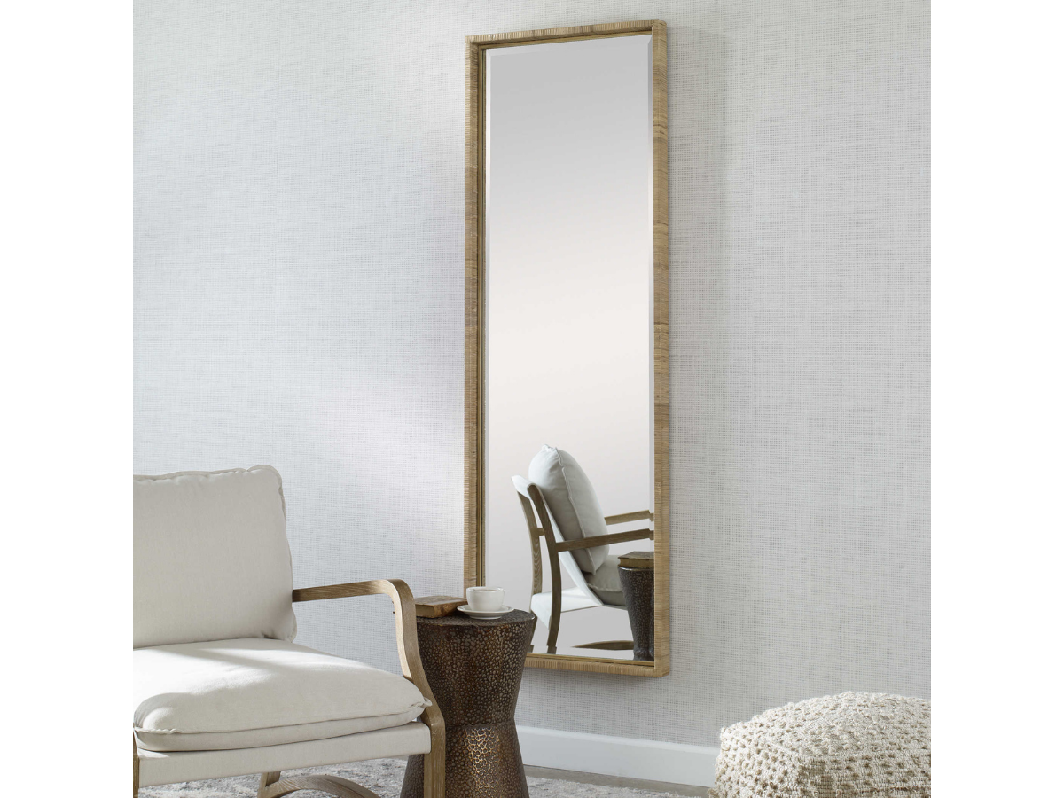 Abbyson Home Pania Rattan Mirror
