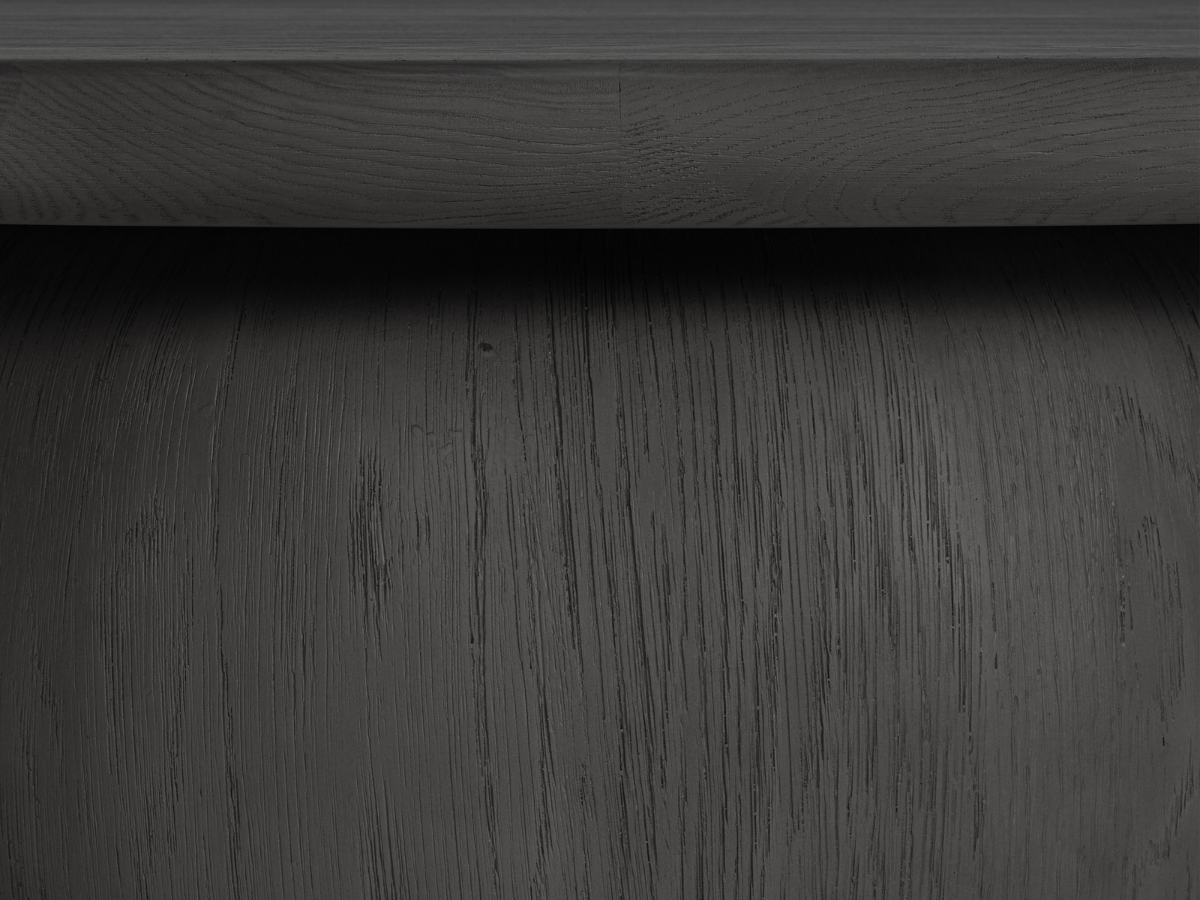 JoJo Fletcher Pauline 46"W Oak Coffee Table - Black