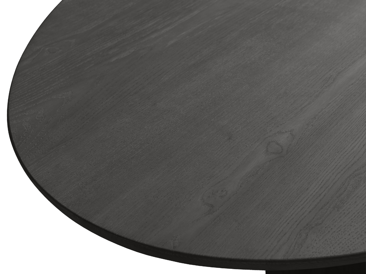 JoJo Fletcher Pauline Oak Oval Dining Table 78" - Black