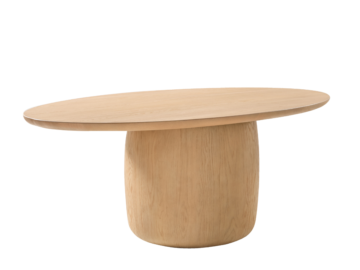 JoJo Fletcher Pauline Oak Oval Dining Table 78" - Blonde