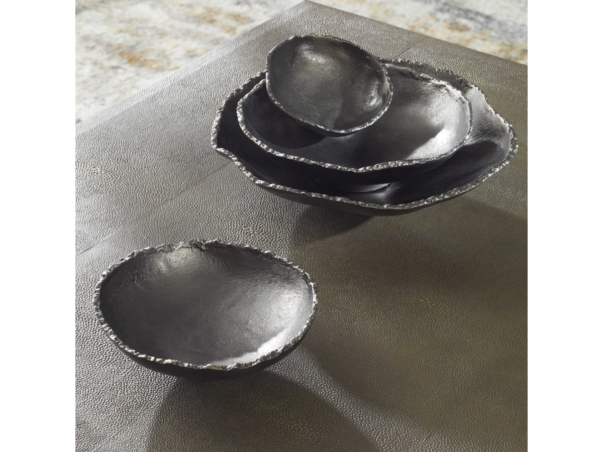 Abbyson Home Prosper Nickel Wall Decor, Set of 4