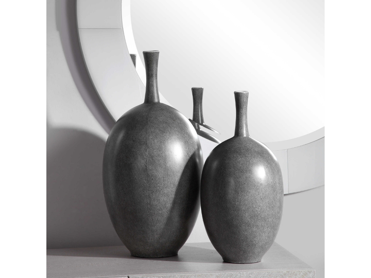 Abbyson Home Rowan Modern Vases, Set of 2