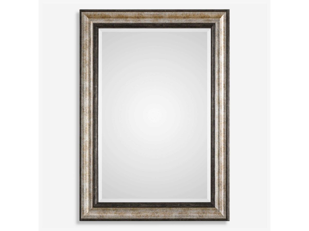 Abbyson Home Severn Antiqued Silver Mirror