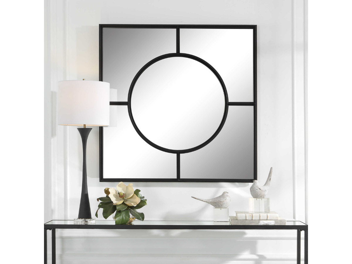 Abbyson Home Shoal Square Window Mirror