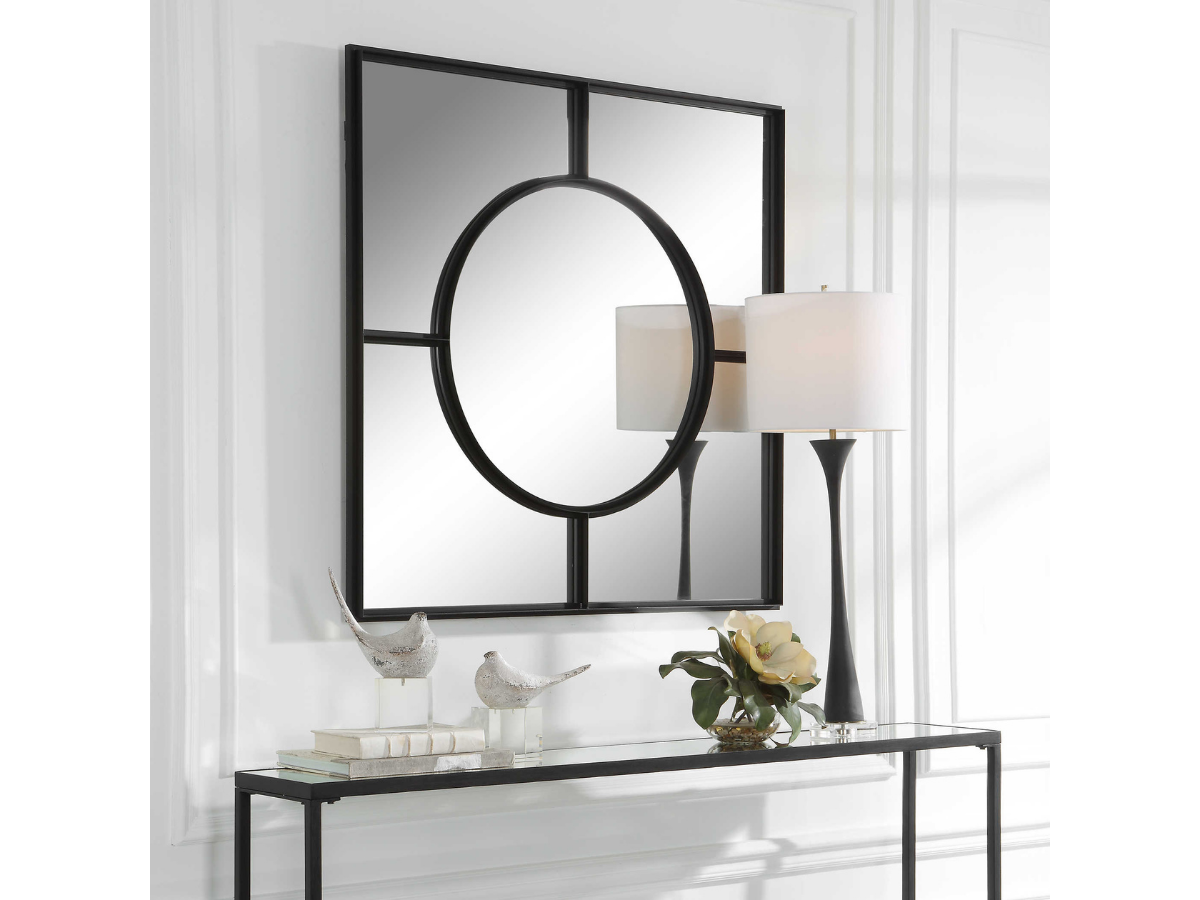 Abbyson Home Shoal Square Window Mirror