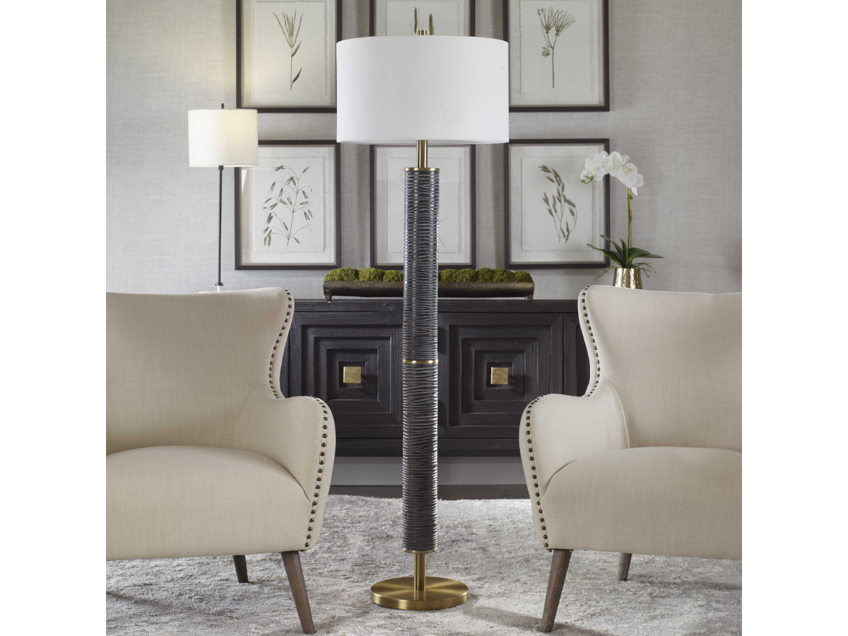 Abbyson Home Sloane Rustic Floor Lamp