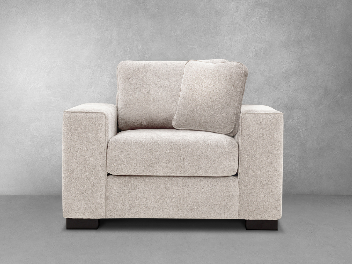 Tamora Fabric Chair - Light Gray