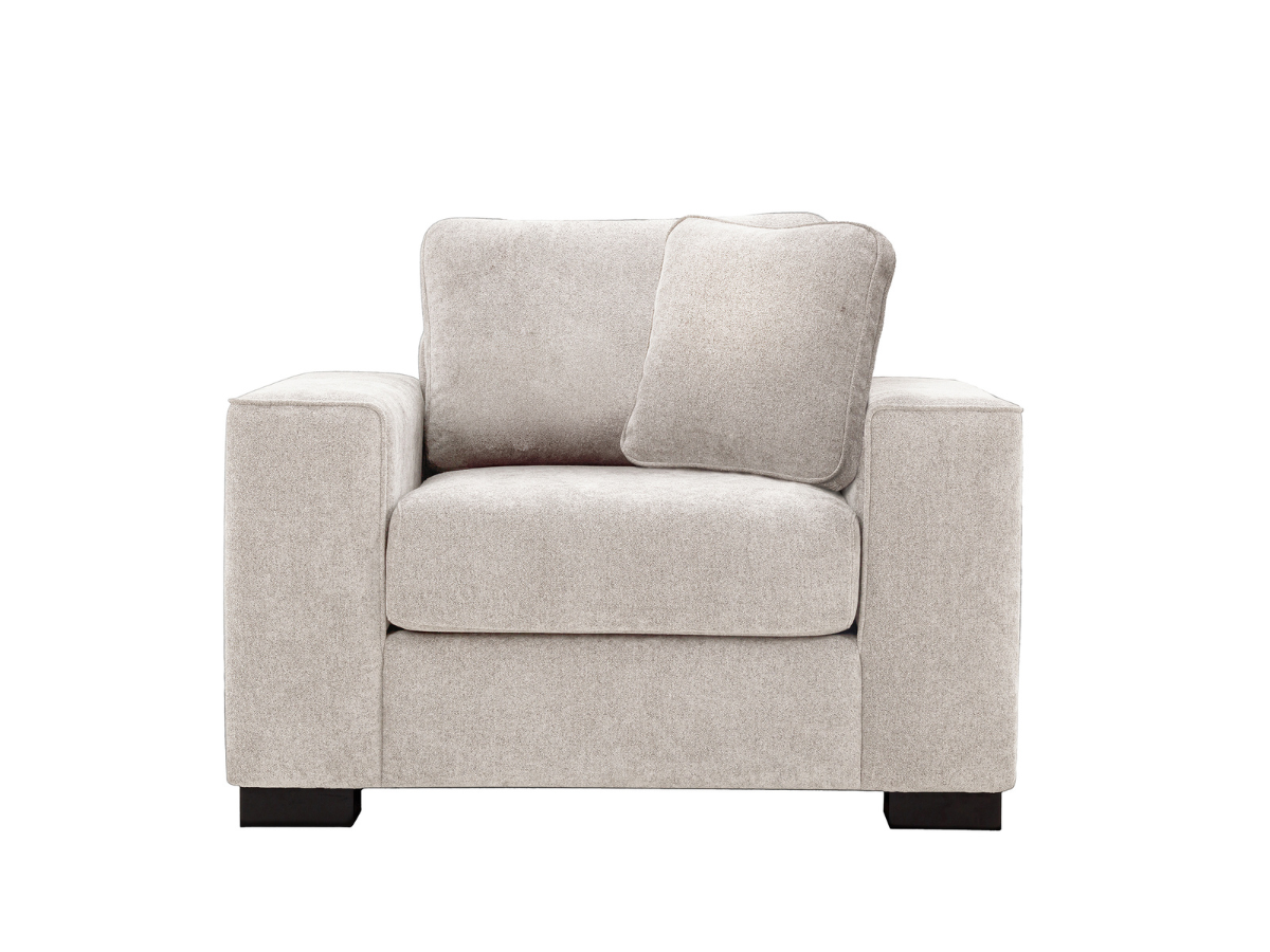 Tamora Fabric Chair - Light Gray