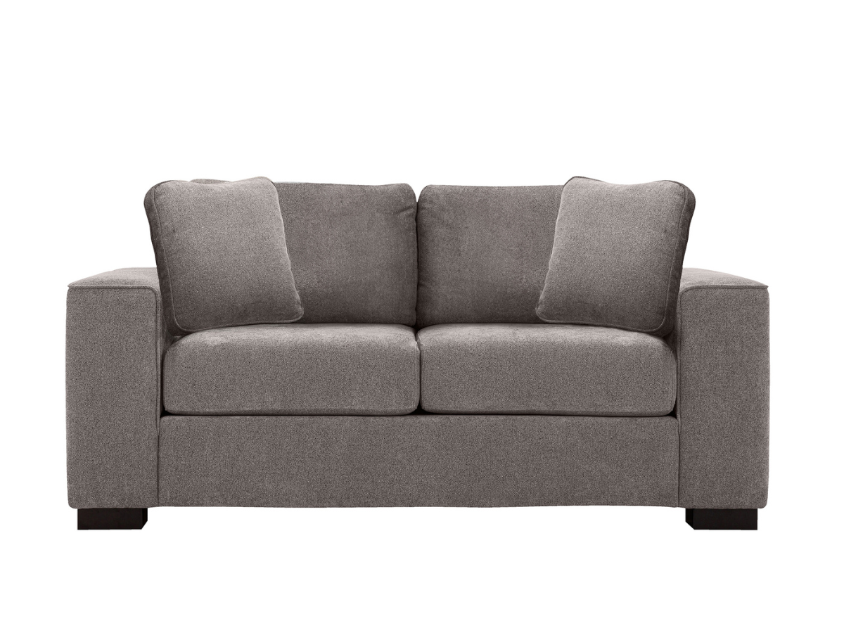 Tamora Fabric Loveseat - Charcoal