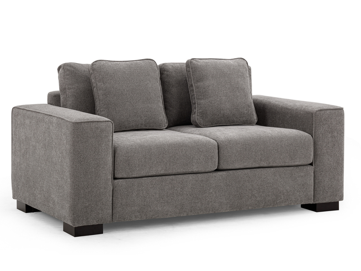 Tamora Fabric Loveseat - Charcoal
