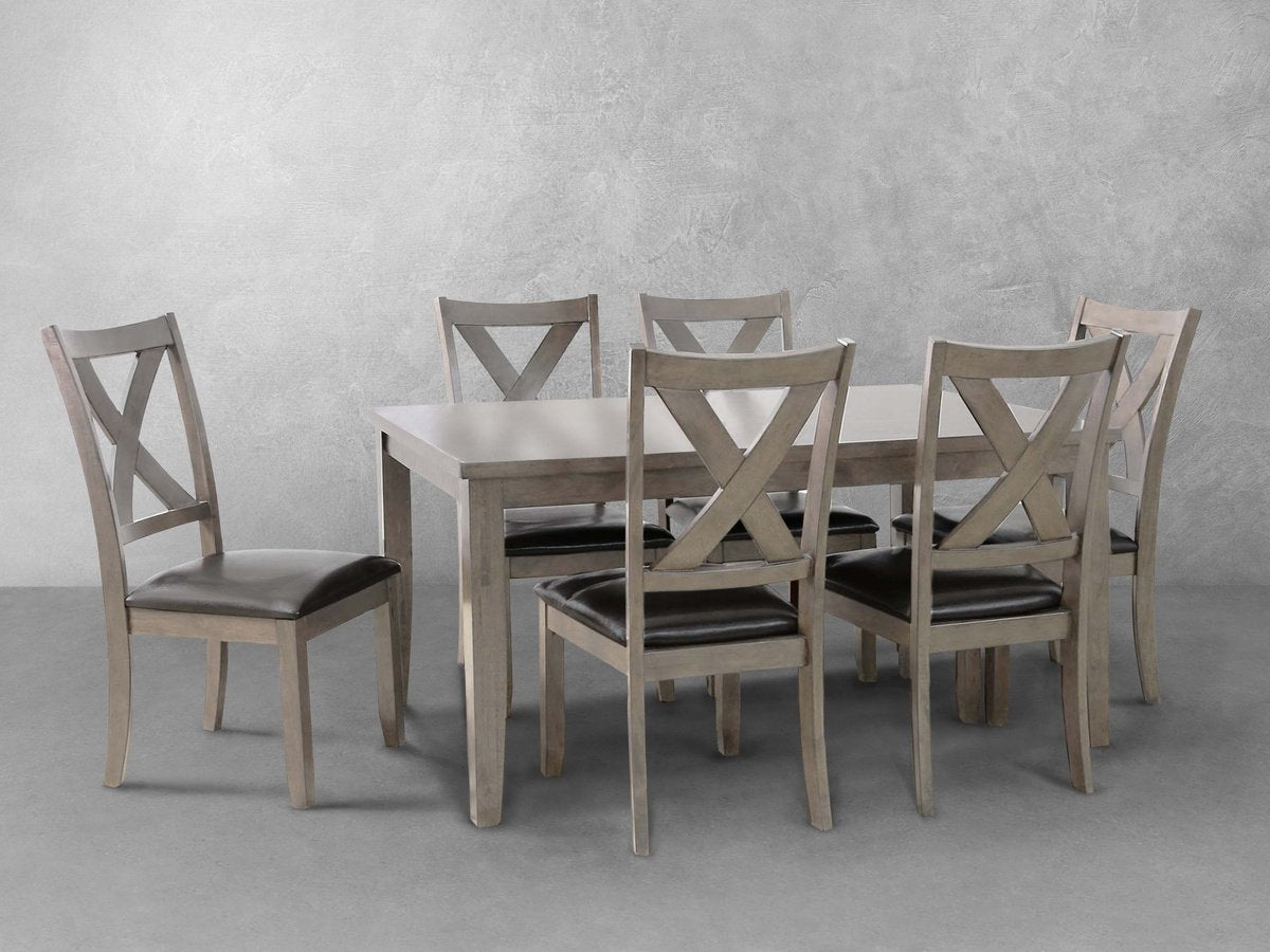 Theodore 7-pc Dining Set - Gray