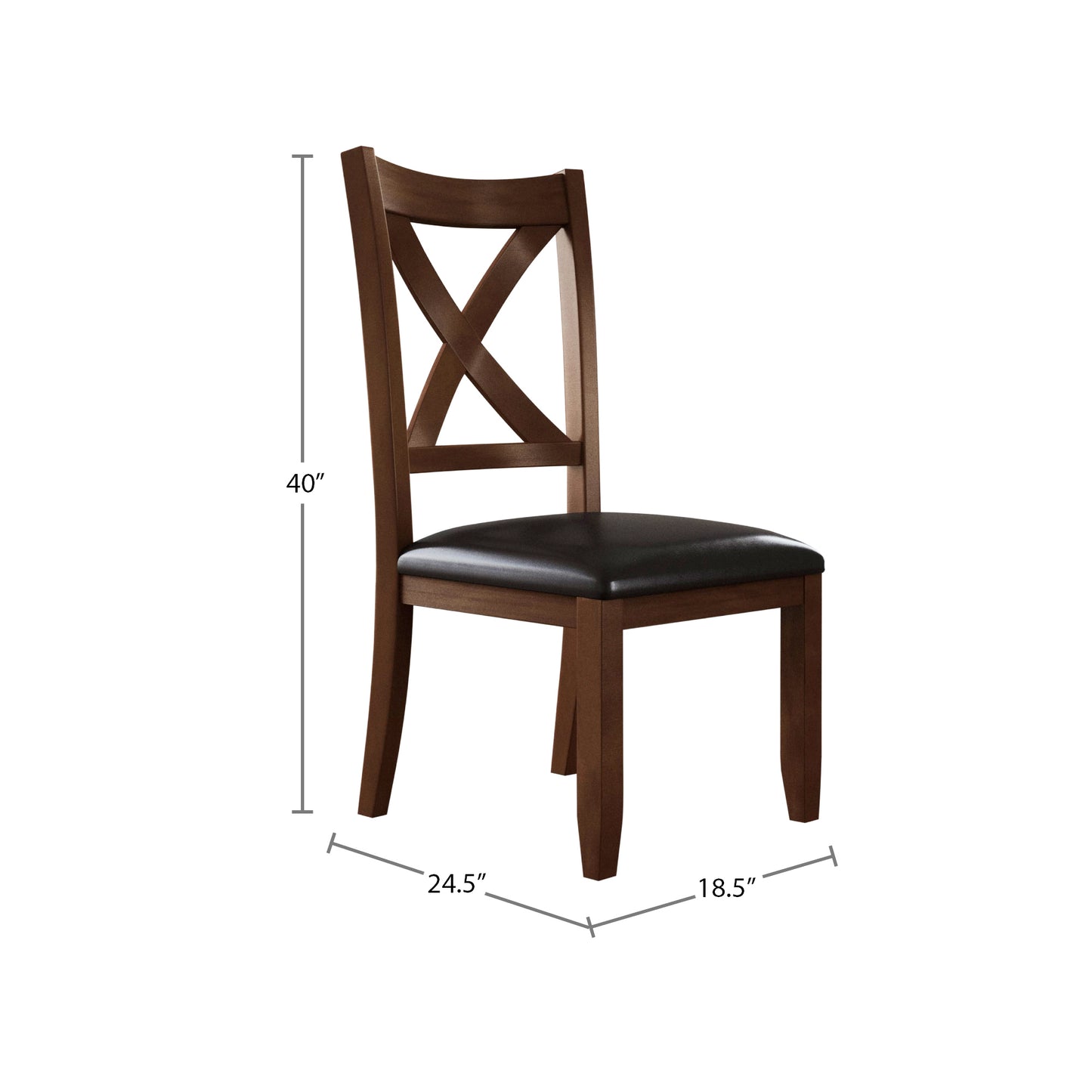Theodore Dining Chair (Set of 6) - Brown