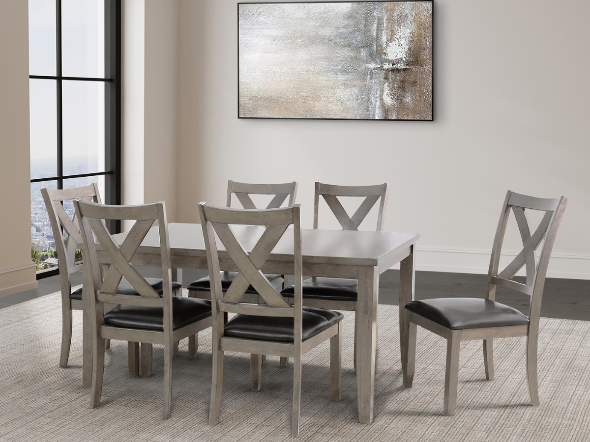 Theodore 7-pc Dining Set - Gray