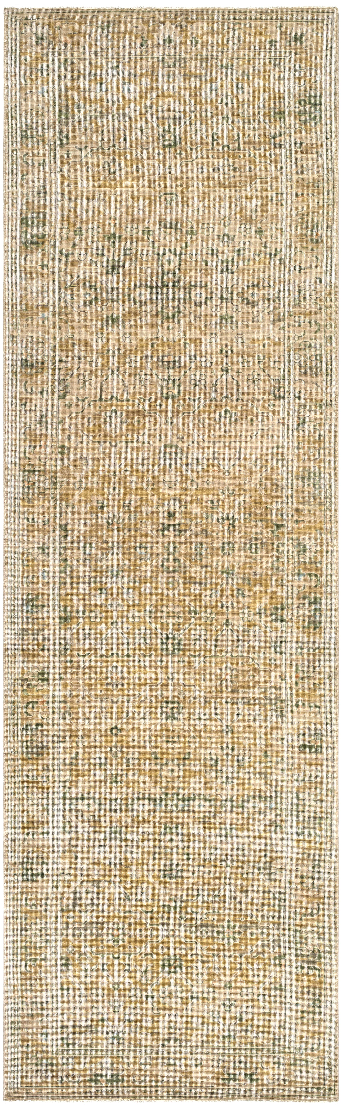 Becki Owens Renaissance Handmade Rug, Olive & Coral