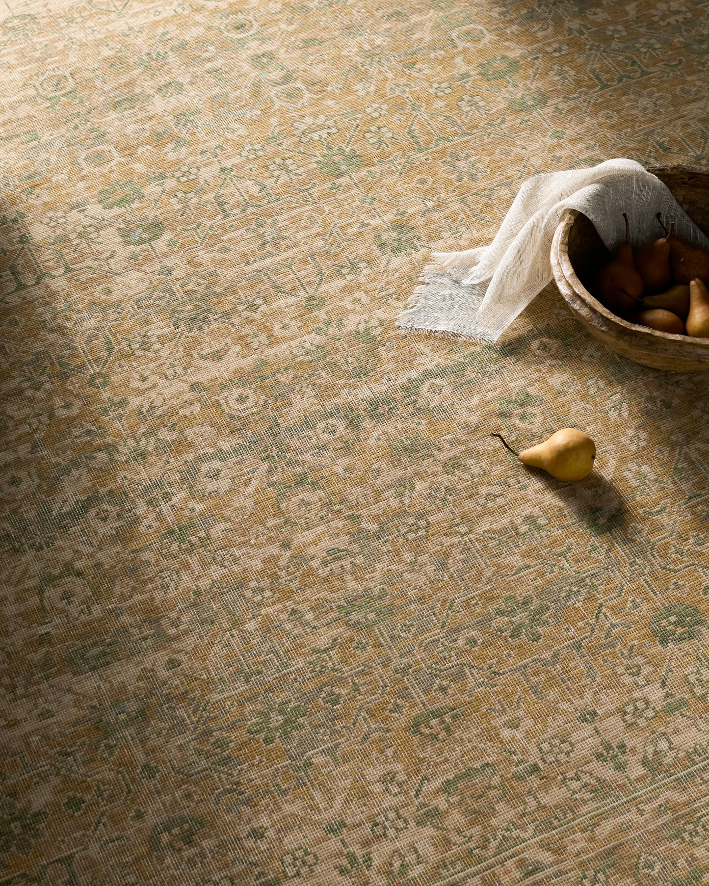 Becki Owens Renaissance Handmade Rug, Olive & Coral