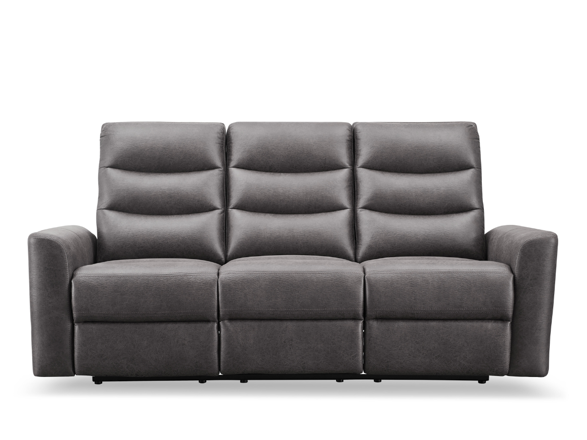 Bentley Fabric Manual Reclining Sofa - Gray
