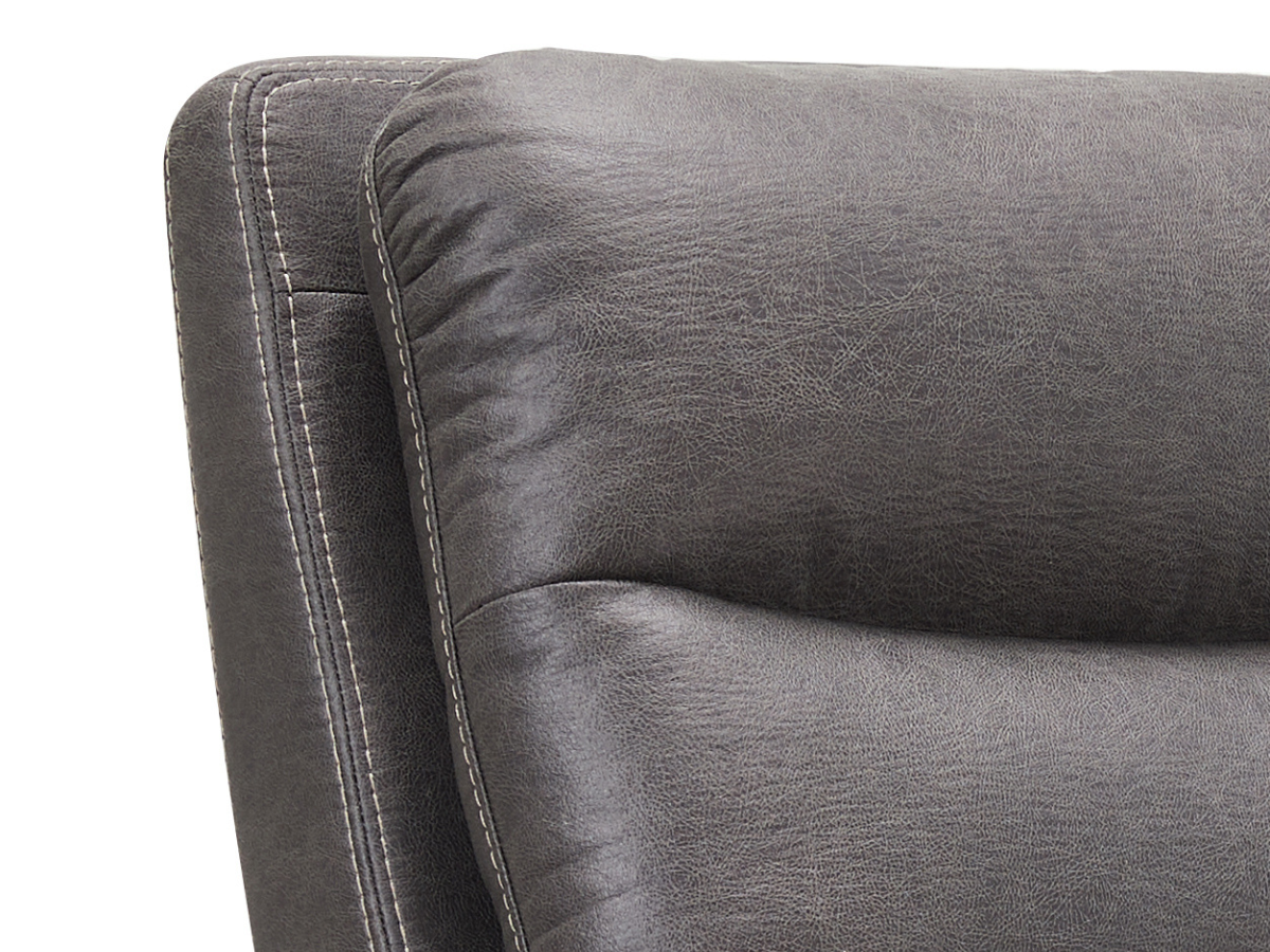 Bentley Fabric Manual Recliner - Gray