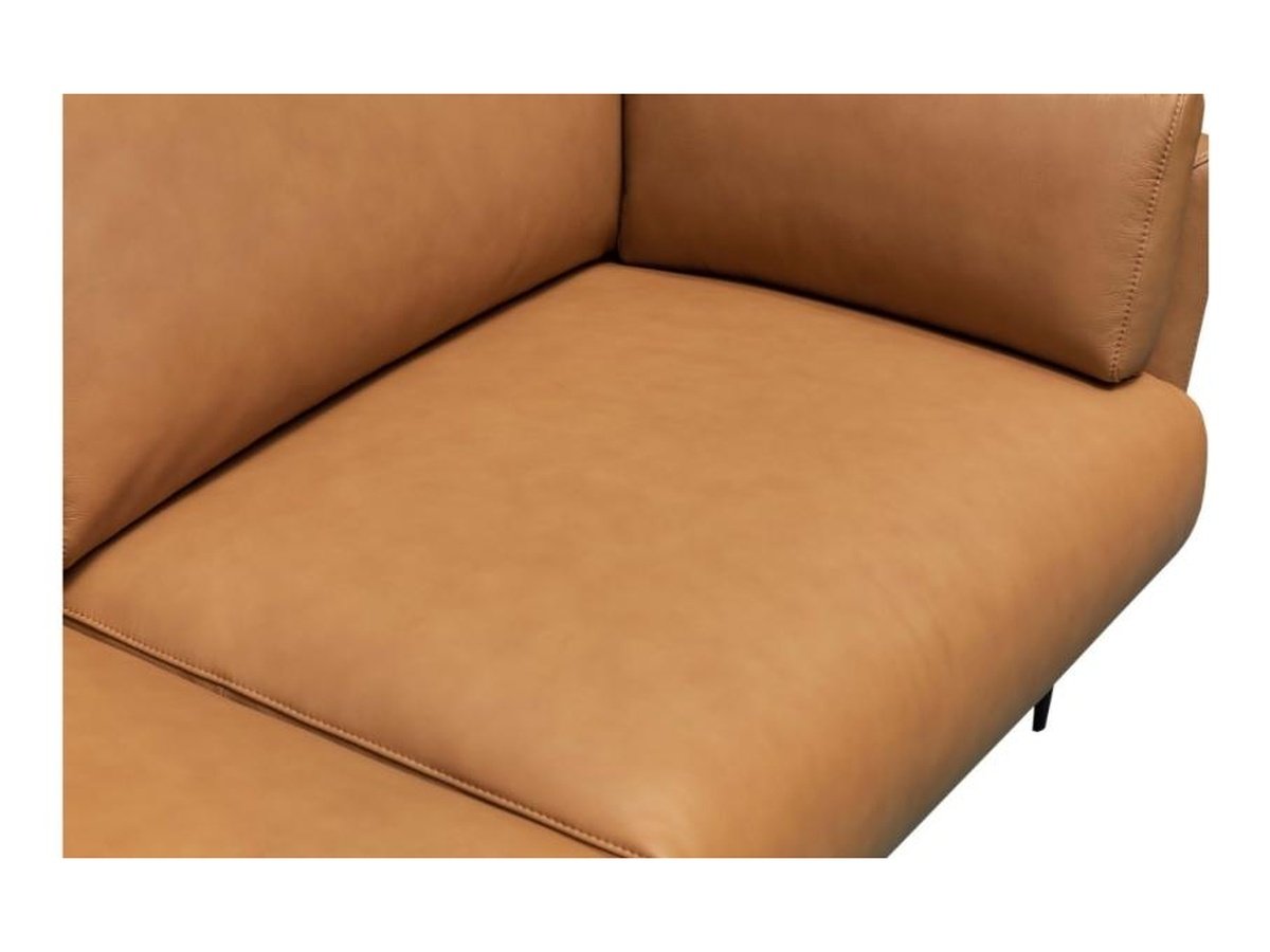 Hallie Leather Sofa - Camel