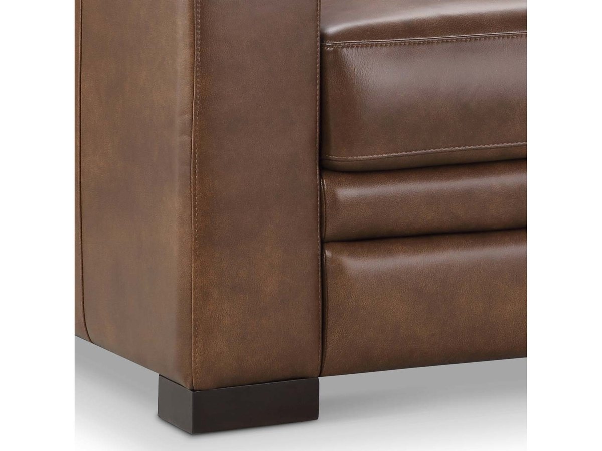 Astoria Top Grain Leather Chair - Brown