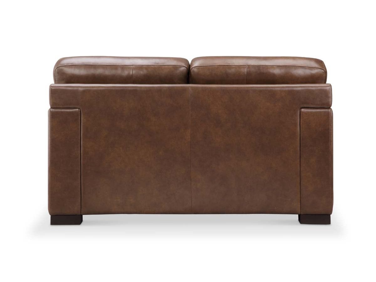 Astoria Leather Loveseat - Brown