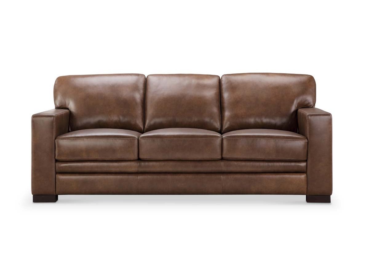 Astoria Leather Sofa - Brown