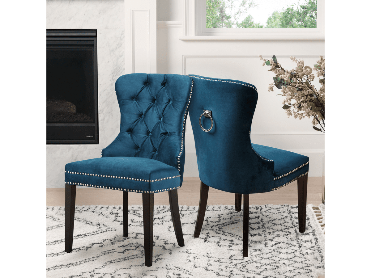 Versailles Tufted Dining Chair - Blue