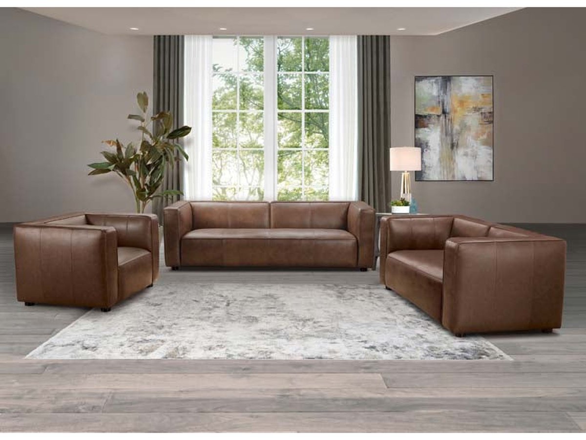 Brady Leather Chair - Camel