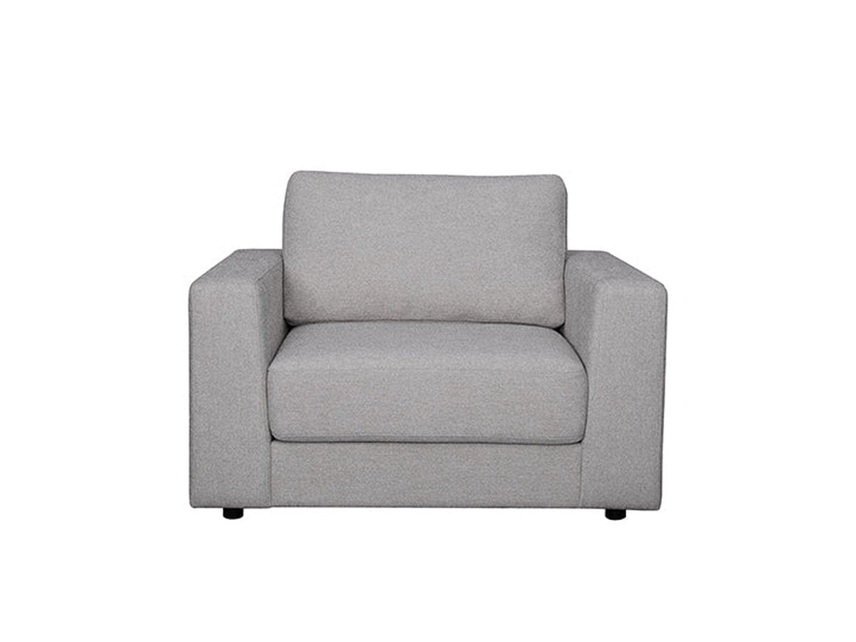 Elliot Fabric Chair - Light Gray
