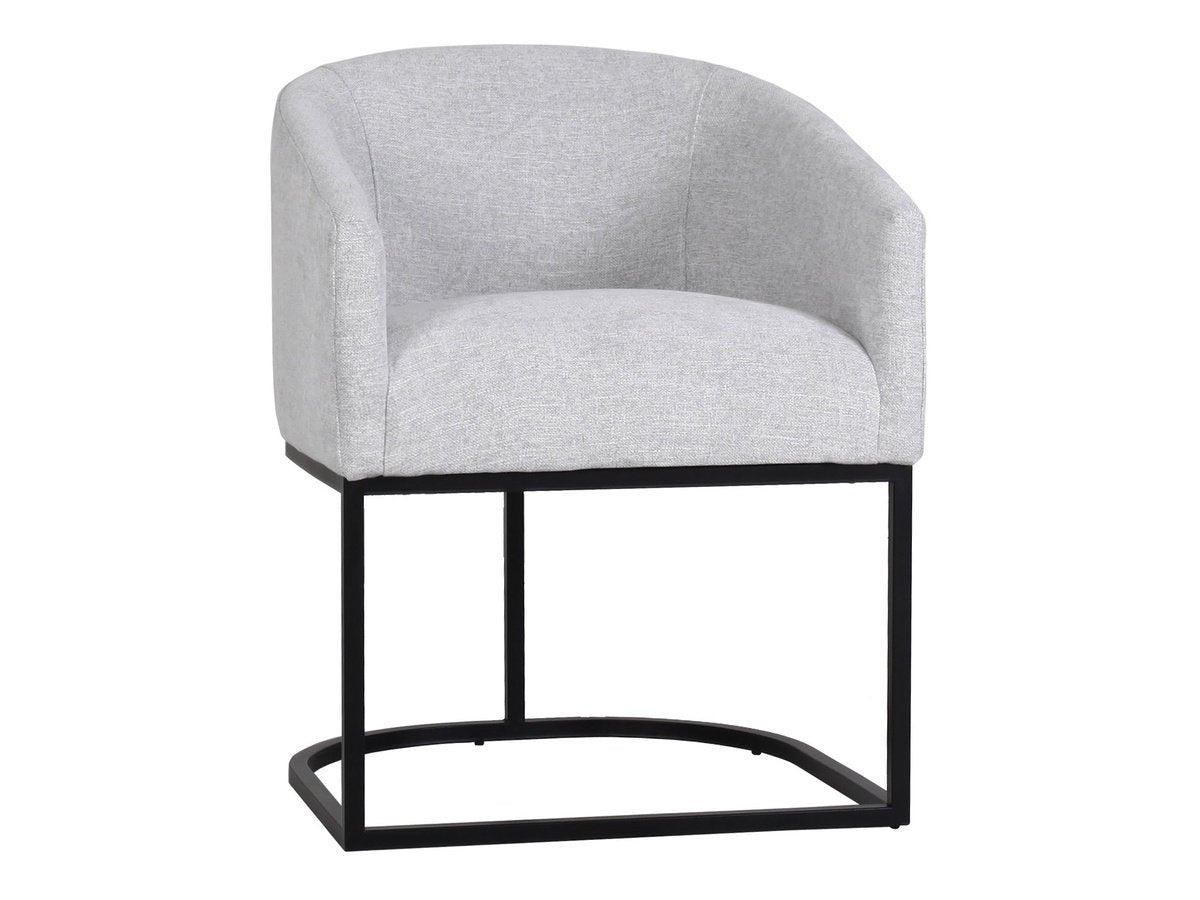 Jace Upholstered Dining Chair - Light Gray
