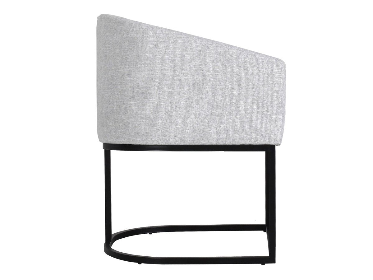 Jace Upholstered Dining Chair - Light Gray