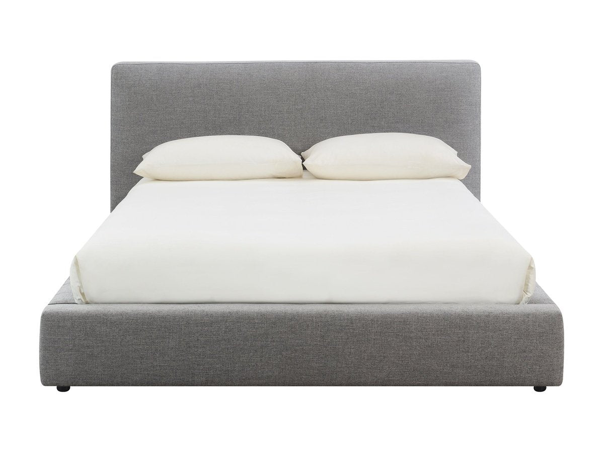 Luxe Upholstered Bed - Gray - King