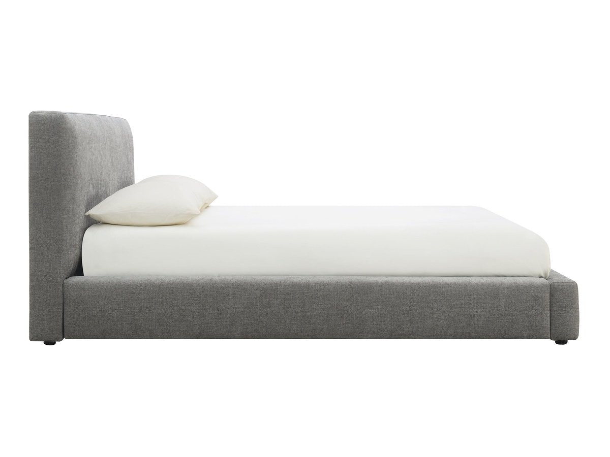 Luxe Upholstered Bed - Gray - King