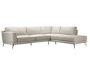 Aiken 2-piece Fabric Sectional, Grey Default Title