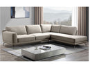 Aiken 2-piece Fabric Sectional, Grey Default Title